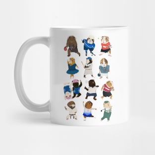 Guinea pigs doing sports Mug